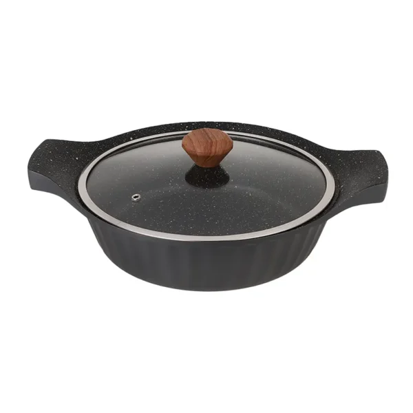 ماهیتابه دو دسته سایز 28 کایزر طوسی