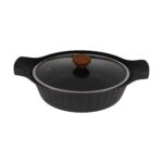 ماهیتابه دو دسته سایز 28 کایزر مشکی