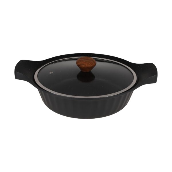 ماهیتابه دو دسته سایز 28 کایزر مشکی