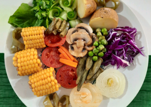 سبزیجات بخارپز قابلمه رژیمی